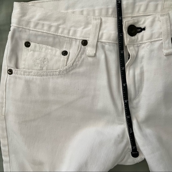 Rag & Bone White Relax Fit Distressed Jean - Picture 15 of 15
